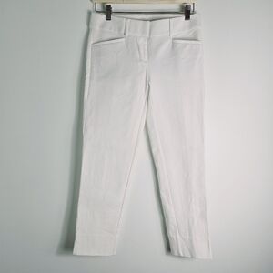 Loft Marisa The Riviera Pant Mid-rise White Pants